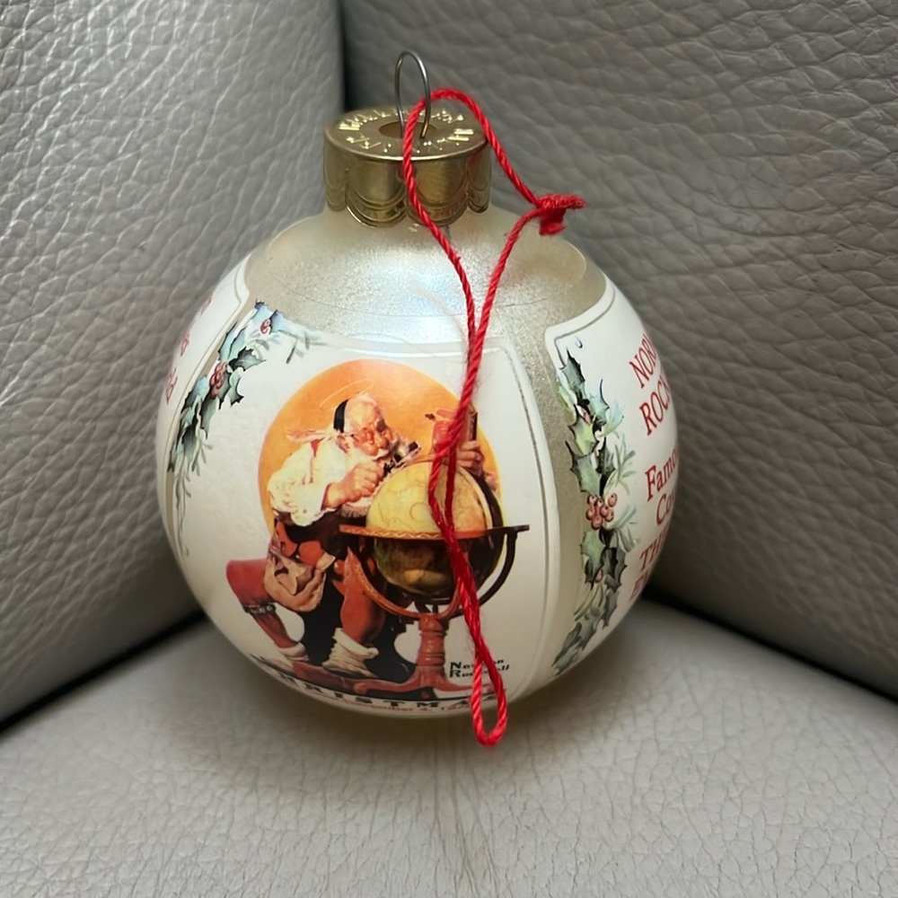 Hallmark 1989 Norman Rockwell The Saturday Evil Post Keepsake Ornament Christmas